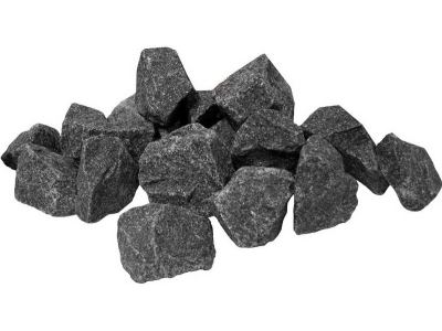 Камень для бани Габбро - диабаз 20кг (мешок) Атлант